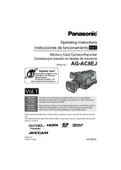 Panasonic AVCCAM AG-AC8EJ Operating Instructions Manual