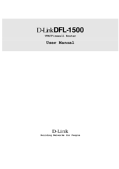 D-Link DFL-1500 User Manual