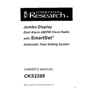 Emerson Research CKS2288 Owner's Manual