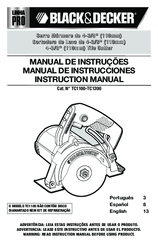 Black & Decker Pro Line TC1200 Instruction Manual