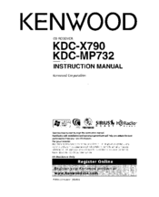 Kenwood KDC-MP732 Instruction Manual