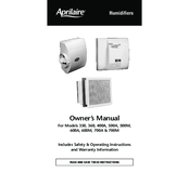 Aprilaire 700A Owner's Manual
