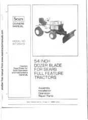 Sears 917.25410 Owner's Manual