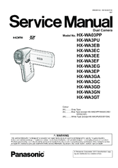Panasonic HX-WA03PP Service Manual