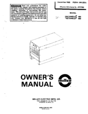 Miller XPS 450 CE Owner's Manual