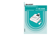 Sharp XE-A505 - Cash Register, Thermal Printing Instruction Manual