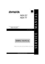 Aiwa NSX-D7 Service Manual