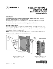Motorola MOSCAD Owner's Manual