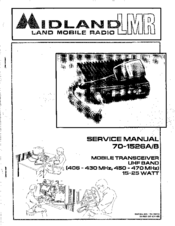 Midland LMR 70-1526B Service Manual