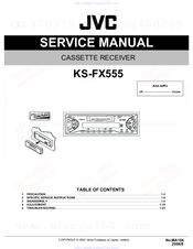 Jvc KS-FX555 Service Manual