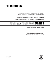 Toshiba 1400 Series Operation Manual