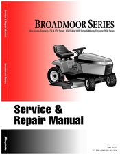 Simplicity 1600 Series Service Manual