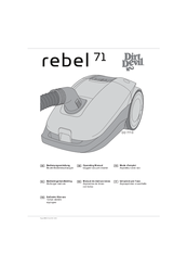 Dirt Devil Rebel 71 Operating Manual