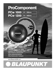 Blaupunkt ProComponent PCw 1000 Owner's Manual
