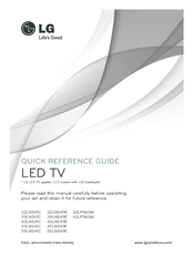 LG 55LN541C Quick Reference Manual
