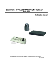 Honeywell ScanDome ll HTX-3000 Instruction Manual
