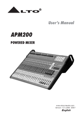 Alto APM200 User Manual