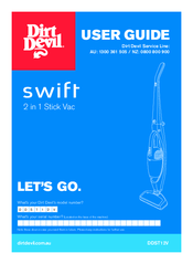 Dirt Devil Swift DDST12V User Manual