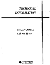 Citizen 3530A Technical Information