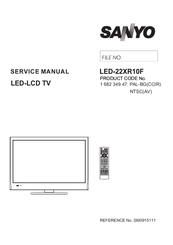 Sanyo LED-22XR10F Service Manual