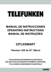 Telefunken 22TLKSMART Operating Instructions Manual