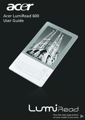 Acer LumiRead 600 series User Manual