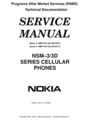 Nokia NSM-3D Service Manual