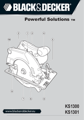 Black & Decker Powerful Solutions KS1301 Original Instructions Manual