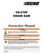 Echo CS-370F Instruction Manual