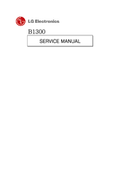 LG B1300 Service Manual