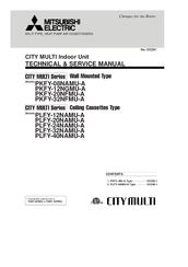 Mitsubishi city multi PKFY-20NFMU-A Technical & Service Manual