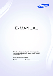 Samsung JS9000 Series E-Manual