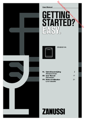 Zanussi ZDI26001XA User Manual