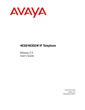 Avaya 4630W User Manual