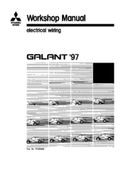 Mitsubishi Galant 1997 Workshop Manual