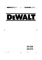 DeWalt D51275 User Manual
