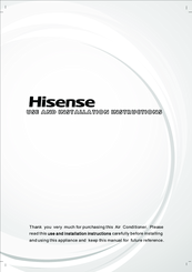 Hisense AMD-12UX4SJD User Manual