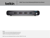 Belkin F1DN104Y User Manual