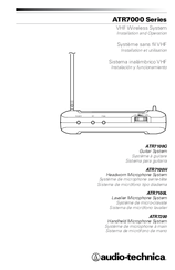Audio-technica ATR7200 Operation Manual