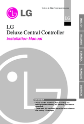 LG Deluxe central controller Installation Manual