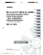 Toshiba SD-V593SU Owner's Manual