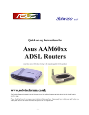 Asus AAM60EV Quick Setup Instructions Manual