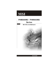 MSI P4M890M2 MS-7255 User Manual