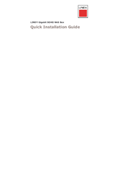 Lindy Gigabit soho nas box Quick Installation Manual