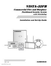 Ademco Vista-32FB Installation And Setup User's Manual