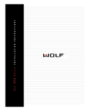 Wolf BBQ362 Installation Instructions Manual