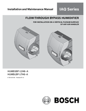 Bosch HUMBSBP-12H6--A Installation And Maintenance Manual