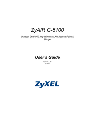 ZyXEL Communications ZyAIR G-5100 User Manual
