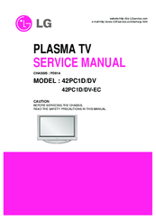 LG 42PC1D/DV-EC Service Manual
