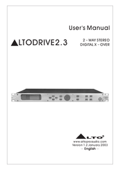 Alto AltoDrive2.3 User Manual